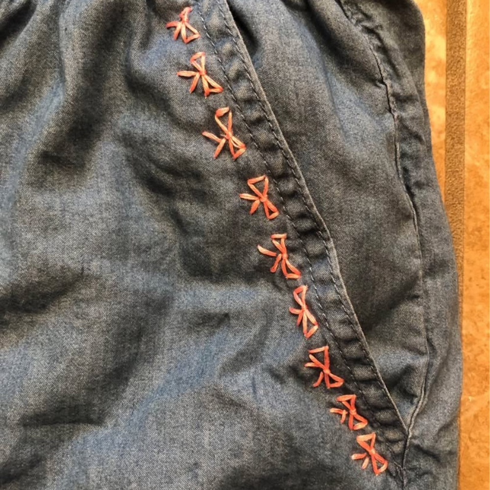 Hand Embroidered Shorts